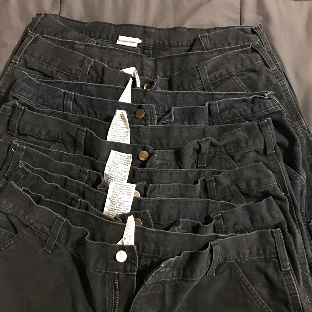 Carhartt 38x32 Carpenter Pants Bundle